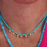 Stargazer Necklace - Glacial Blue Opal