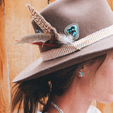 Sunbeam Hat Pin - Hubei Turquoise