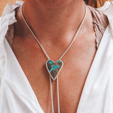 For the Love of Turquoise Chain Bolo