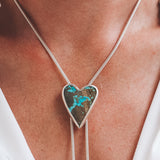 For the Love of Turquoise Chain Bolo