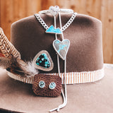 Sunbeam Hat Pin - Hubei Turquoise