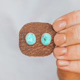 Organic Studs - Ma'anshan Turquoise #2