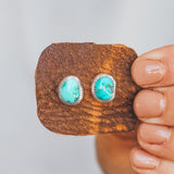 Organic Studs - Carico Lake Turquoise #4