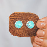 Organic Studs - Kingman Turquoise #3