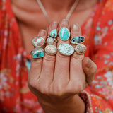Kingman Turquoise Ring #3 - Size 6.75