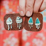 Baby Fringe Studs - White Buffalo #1