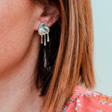 Baby Fringe Studs - White Buffalo #1