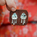 Baby Fringe Studs - White Buffalo #1