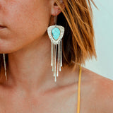 Fringe Dusters - Golden Hills Turquoise #1