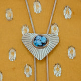 Golden Hills Turquoise Chain Bolo #1
