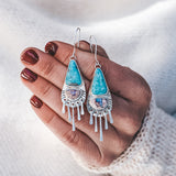 Double Trouble Fringies #1 - Turquoise & Opal