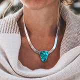 Persephone Necklace - Blue Moon Turquoise