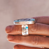 The Cocktail Ring - 'Sugar' Australian Opal, Size 8.5