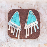 Baby Fringe Studs - Campitos Turquoise #6