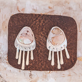 Baby Fringe Studs - Mexican Opal #3