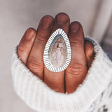 Sunbeam Ring - Mexican Opal #4, Size 7.75