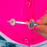 Astral Cuff - Mexican Opal & Boulder Opal