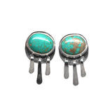 Baby Fringe Studs - Carico Lake Turquoise #1