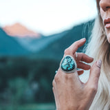 Hubei Turquoise Ring - Size 8.5