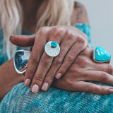 Lavender Quartz Rising Ring - Size 7