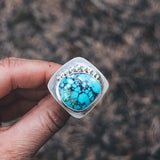 Tibetan Turquoise Ring - Size 7