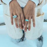 Golden Hills Latitude Ring - Size 7 1/4