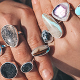 Sage Amethyst Ring - Size 5