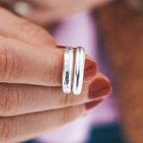 Royston Ribbon Latitude Ring #2 - Made to Finish