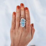 Australian Opal Three Sisters Ring - Made to Finish