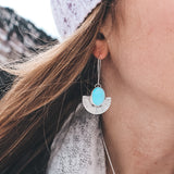 Opal Fan Dangles
