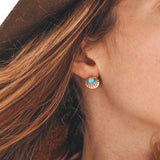 Turquoise Rising Studs