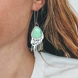 Swallowtail Fringies - Chrysoprase