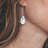 Silvery Blue Dangles - Opal