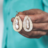 Sunbeam Earrings - Freshwater Pearl