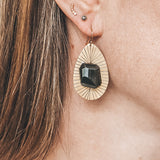 Sunbeam Earrings - Spinel
