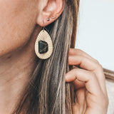 Sunbeam Earrings - Spinel