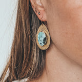 Sunbeam Earrings - Larimar