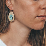 Sunbeam Earrings - Larimar