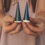 Black Ring Cone, 3" - Golden Edge