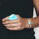 Campitos Turquoise Ring #6 - Size 9.25