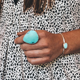 Campitos Turquoise Ring #5 - Size 8
