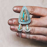 Royston Ribbon Sunbeam Ring #2 - Size 8