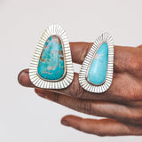 Easter Blue Sunbeam Ring - Size 9