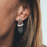 Baby Fringe Studs - Fossilized Dinosaur Bone