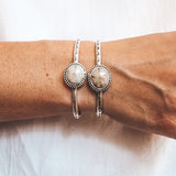 Fossilized Sand Dollar Cuff #3