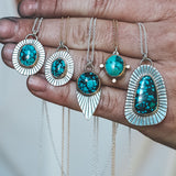 Hubei Turquoise Necklace #1 - Mixed Metals