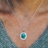 Hubei Turquoise Necklace #1 - Mixed Metals