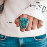 Hubei Turquoise Ring #2 - Size 8.5