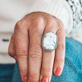 White Buffalo Ring #1 - Size 7.5
