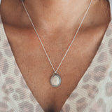 Fossilized Sand Dollar Necklace #1